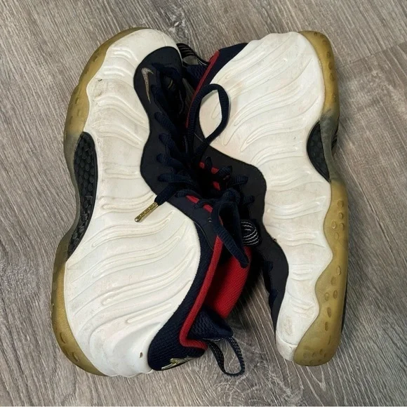 Nike Air Size 8.5 Foamposite One Olympic 575420-400 - Picture 5 of 10